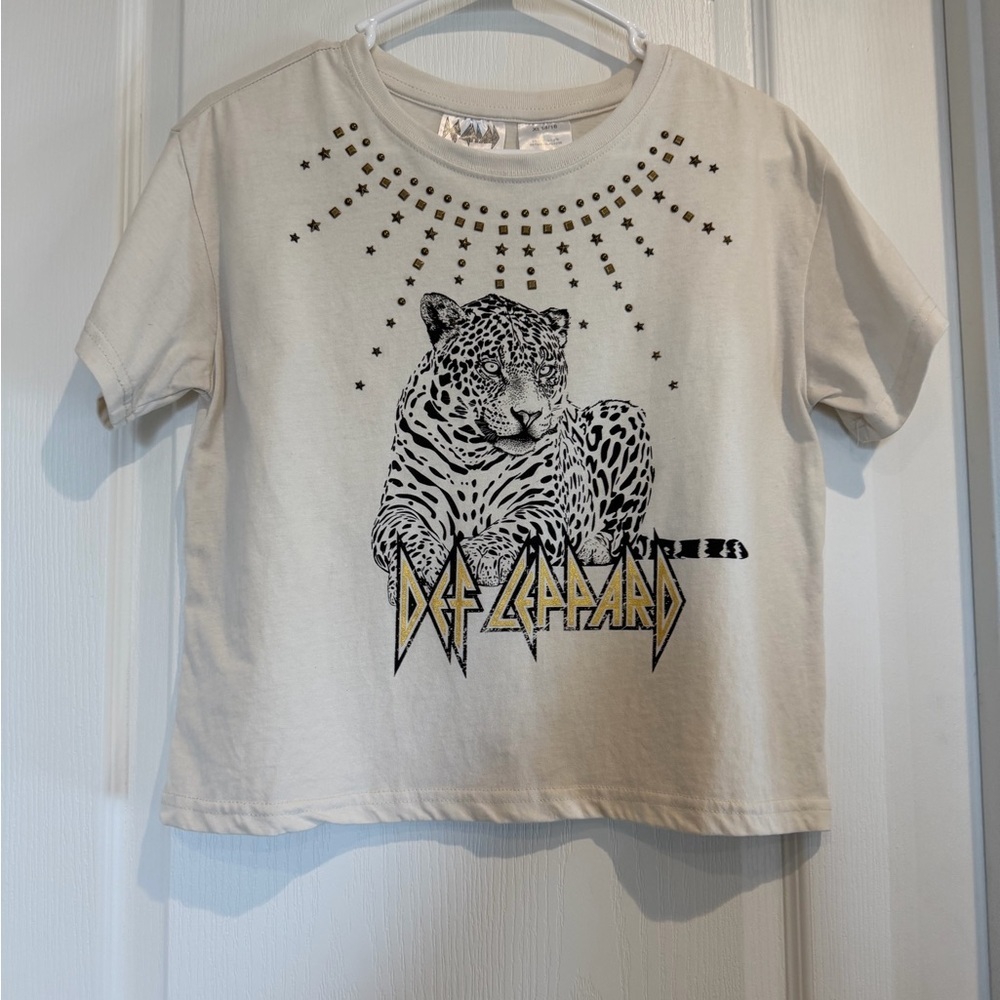 Def Leppard Kids Graphic Tee - Cream - Picture 2 of 5